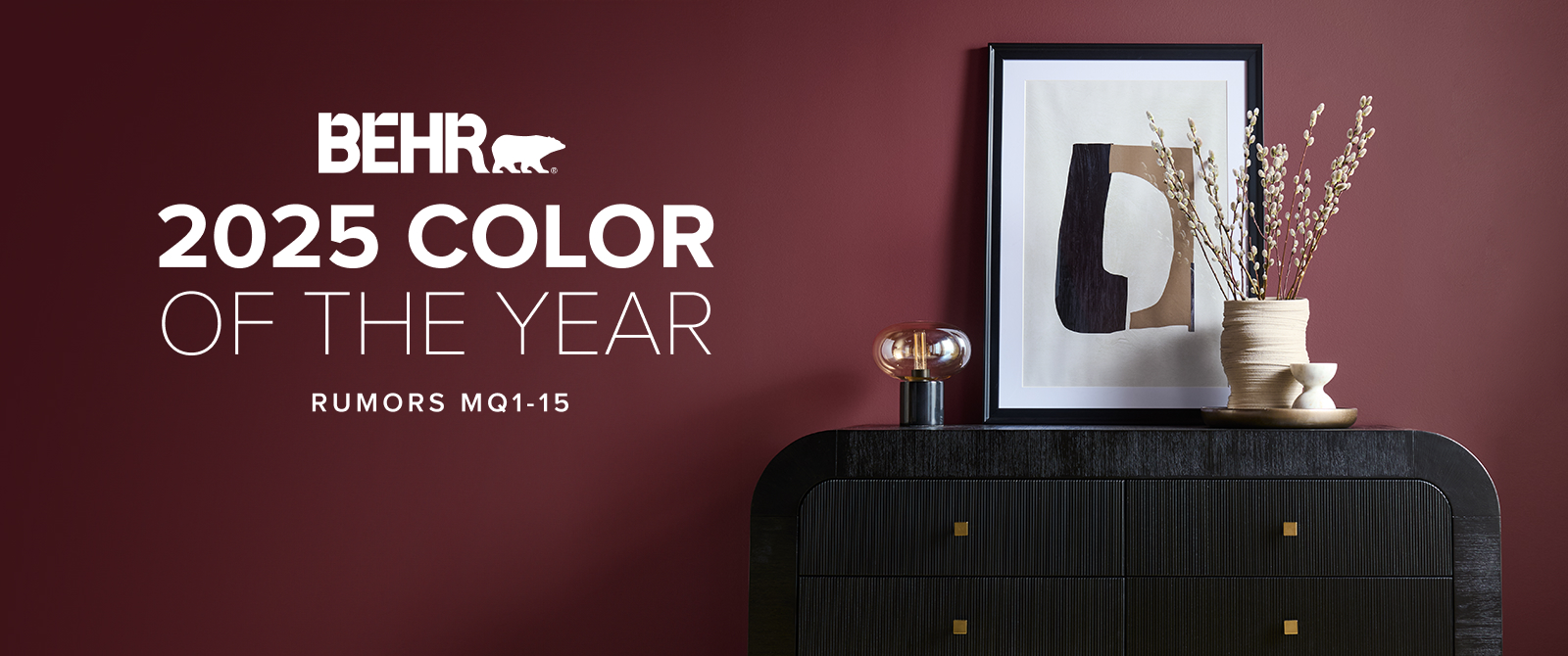 BEHR 2025 Color of the Year - Rumors