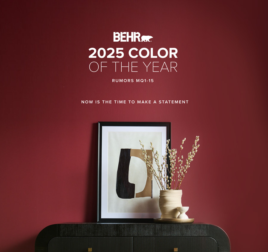 BEHR Color Trends 2025