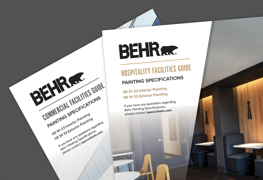 BEHR PRO D9 Finishing Specifications Guides