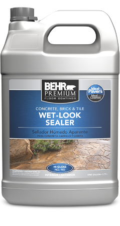 Wet-Look Sealer for Concrete & Masonry, BEHR PREMIUM®