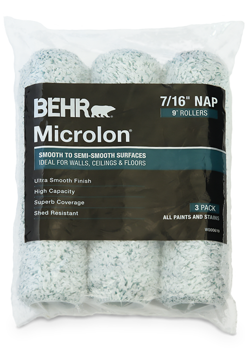Professional Microfiber Paint Roller Covers, BEHR® Microlon®