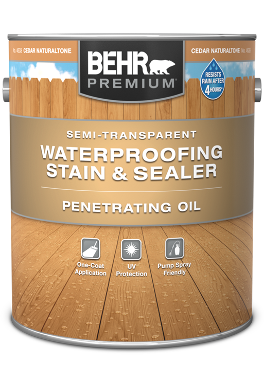 Premium Semi-Transparent Waterproofing Wood Finish Oil