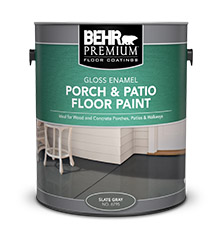 Porch & Patio Floor Paint - Gloss Enamel | BEHR PREMIUM® | Behr