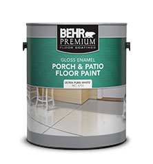 Porch & Patio Floor Gloss Paint - Concrete Coatings | Behr Paint