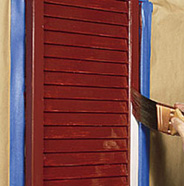 How to paint shutters